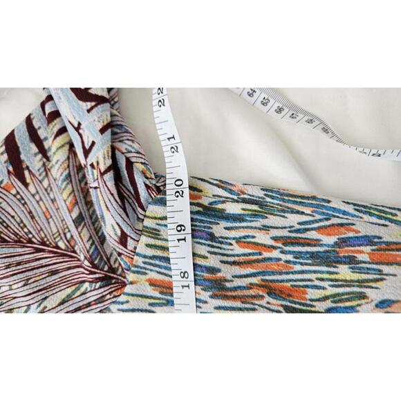 Fig & Flower Anthropologie Women's Tropical Printed Boho Hi-Lo Tunic/Dress Small - Picture 10 of 10